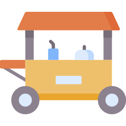 Food cart icon