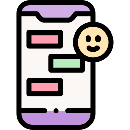 Phone chat icon