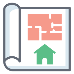 plan de la maison Icône