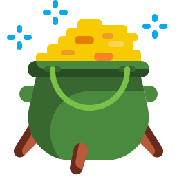 Gold pot icon