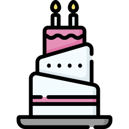 Birthday cake icon