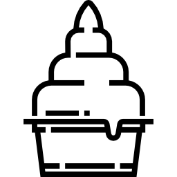 Frozen yogurt icon