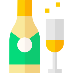 champagne icoon