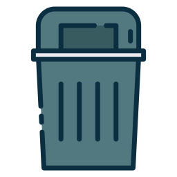 Trash can icon