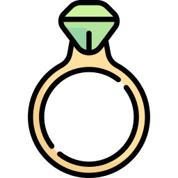 Diamond ring icon