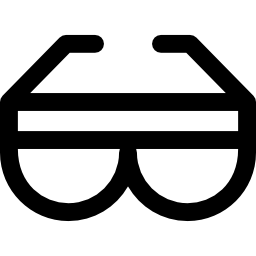 Safety glasses icon