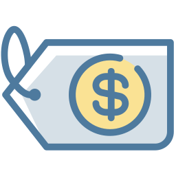 Money tag icon