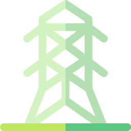 Electricity tower icon