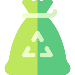 Garbage bag icon