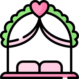 Wedding arch icon