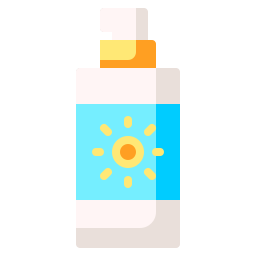 Sun lotion icon