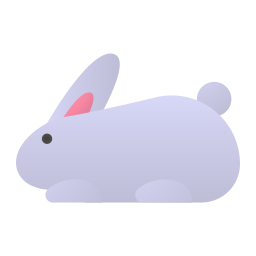 Easter bunny icon