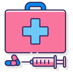 First aid kit icon