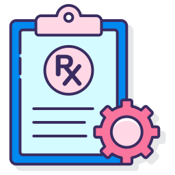 Medical prescription icon