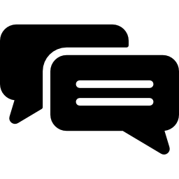 Speech bubbles icon