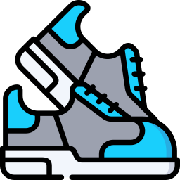 Running shoes icon