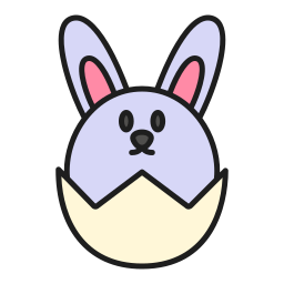 lapin de pâques Icône