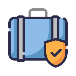 Travel insurance icon