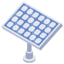 Solar panel icon