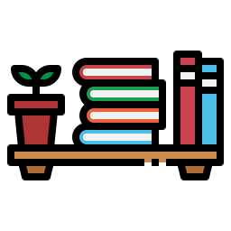 Book shelf icon