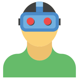 Virtual reality icon