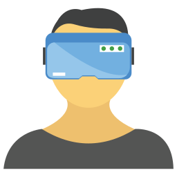 Virtual reality icon