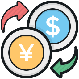 Currency exchange icon