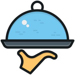 Serving dish icon