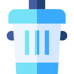 Trash bin icon