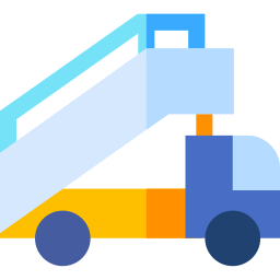 Stair truck icon