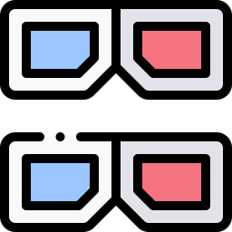 3d glasses icon