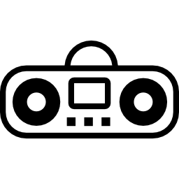 wariant kreskówki boombox ikona