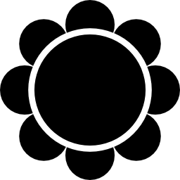 Circular flower variant icon