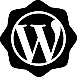 distintivo sociale di wordpress icona