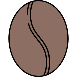 Coffee bean icon