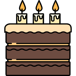 Birthday cake icon