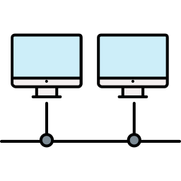 la mise en réseau Icône