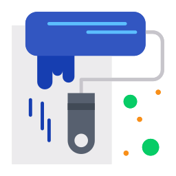 Paint roller icon