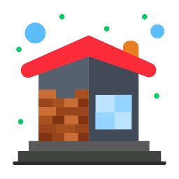 Brick wall icon