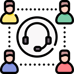 Call center agent icon