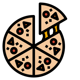 pizza Icône