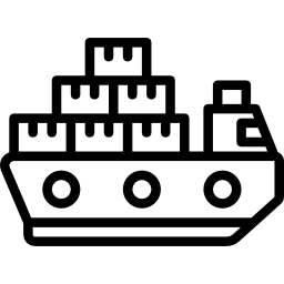 Cargo ship icon