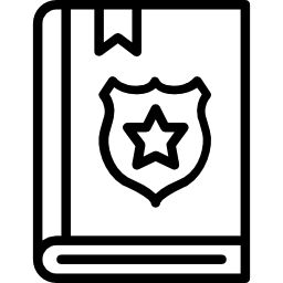 Law book icon