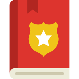 Law book icon