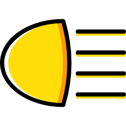 feux de voiture Icône