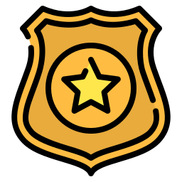 distintivo de polícia Ícone