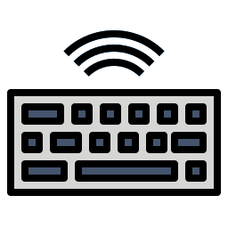 teclado sem fio Ícone