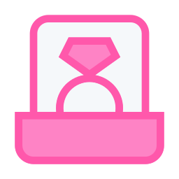 Diamond ring icon