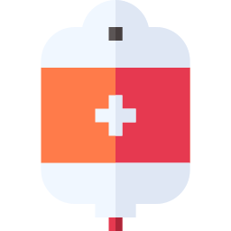 Blood transfusion icon