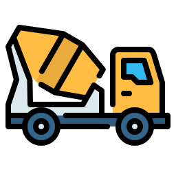 Concrete mixer icon